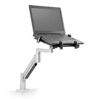 HAT Design Works Laptop Arm with Clamp Mount, SILVER